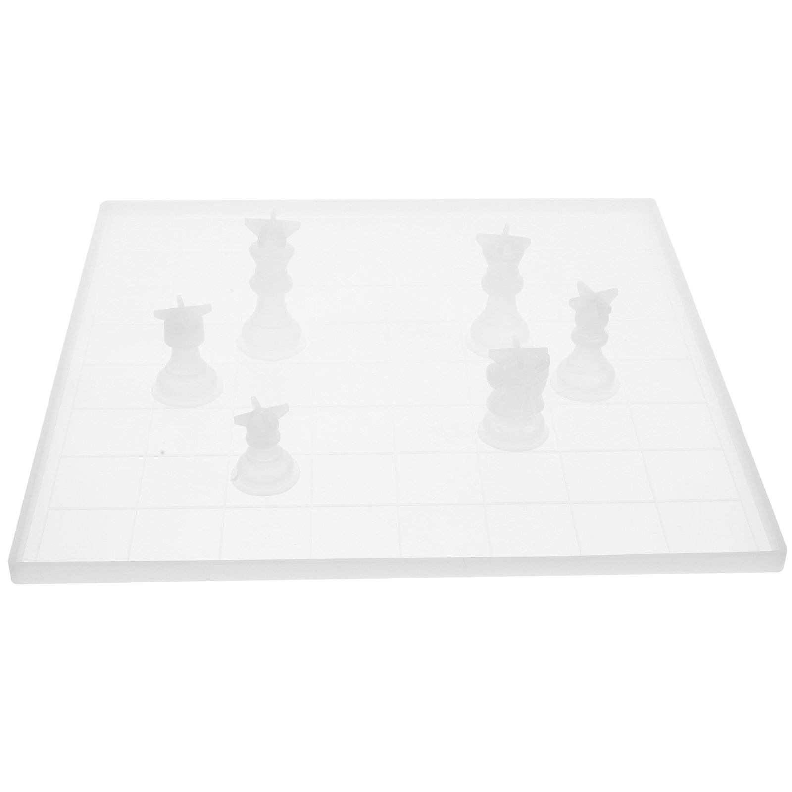 Silicone Epoxy Resin Molds Set - 1 Zestaw Form do Szachów DIY