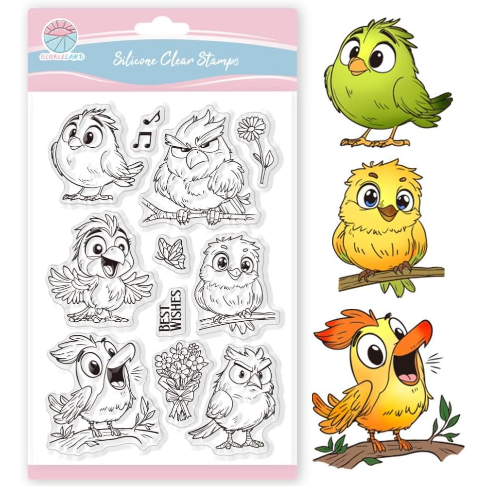Zabawne Stemple Przezroczyste  – Clear Silicone Stamps For Card Making recenzja i cena