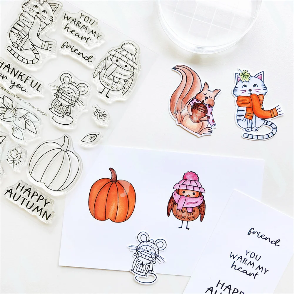 Flanelowe Tło Stempel Nowe Met – Clear Silicone Stamps For Card Making recenzja i cena