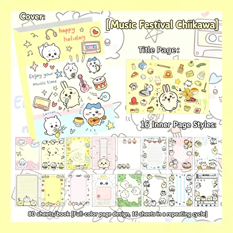 Chiikawa – uroczy notatnik z 8 – Scrapbooking recenzja i cena