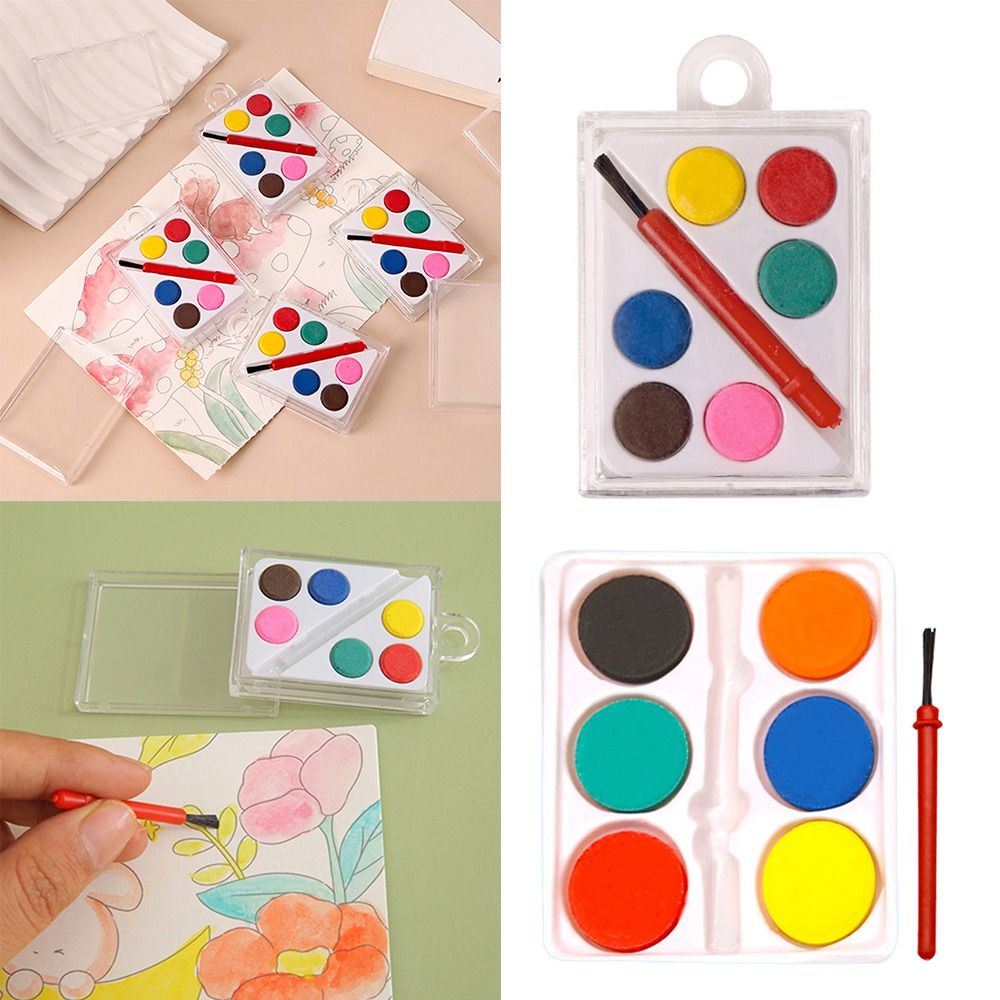 Przenośny zestaw do malowania, – Watercolor Paint Set Solid Pigment recenzja i cena