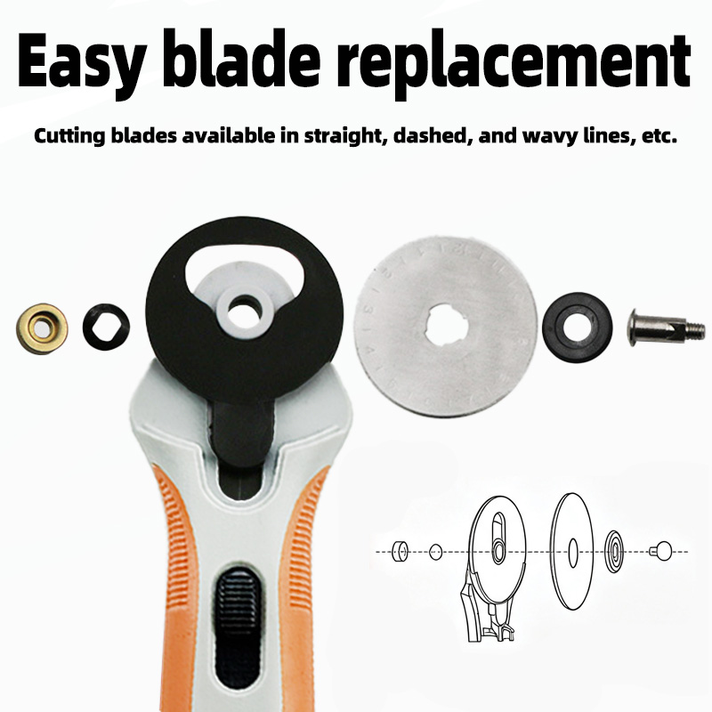 Obrotowy nóż do cięcia materia – Rotary Cutter For Fabric 45Mm recenzja i cena