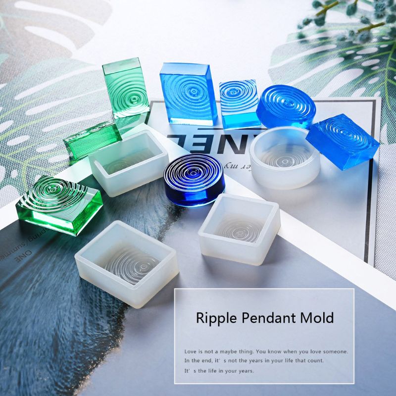 4 sztuk/zestaw DIY wody marszc – Silicone Epoxy Resin Molds Set recenzja i cena