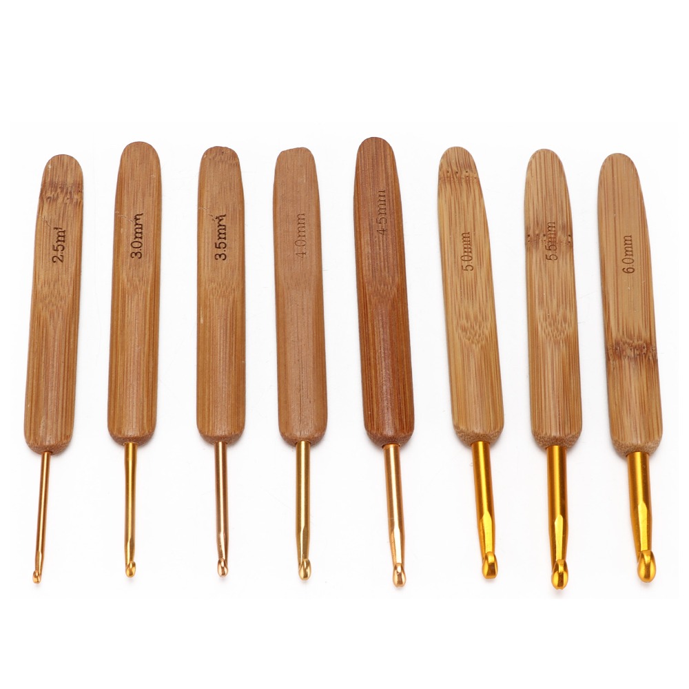 8 sztuk – zestaw ergonomicznyc – Wooden Crochet Hooks Ergonomic Handle recenzja i cena
