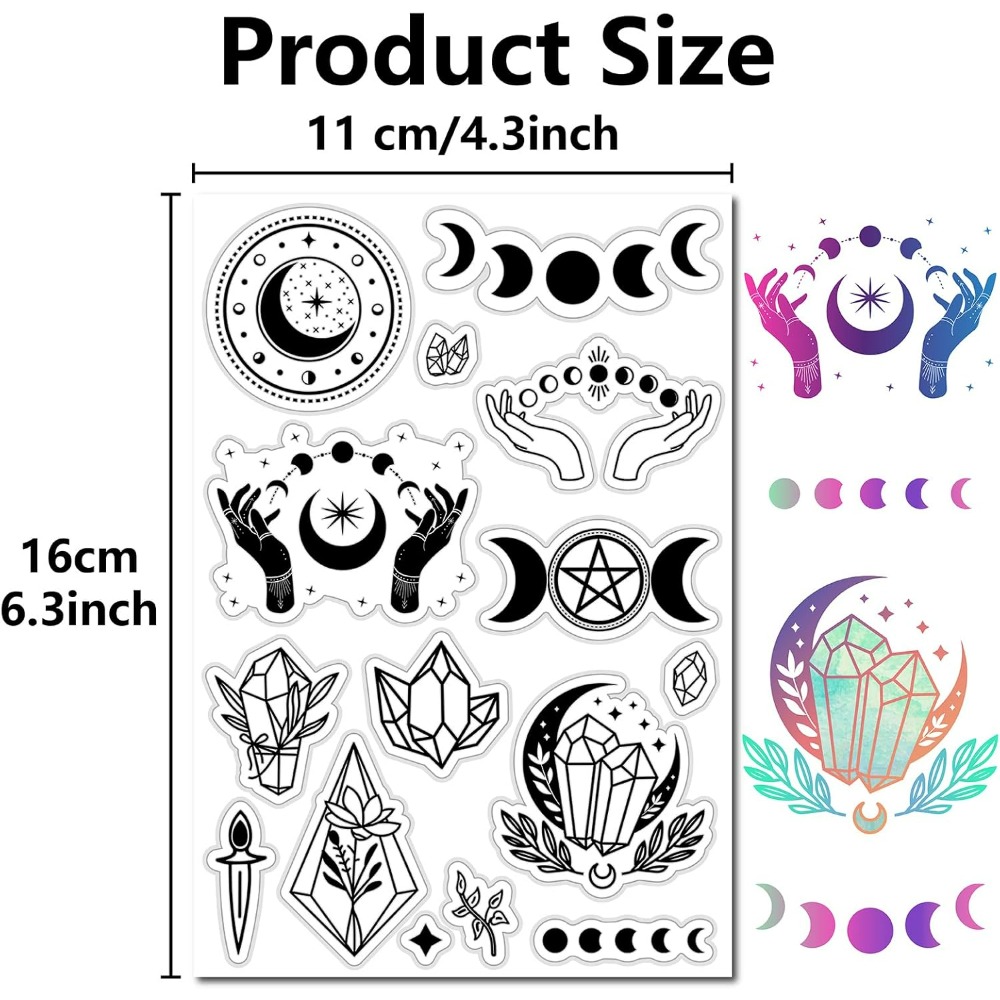 Faza księżyca kryształowa piec – Clear Silicone Stamps For Card Making recenzja i cena
